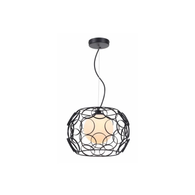Coolio lampa wisząca 1 pł 328701-02 czarna Reality